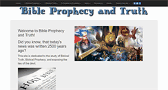 Desktop Screenshot of bibleprophecyandtruth.com