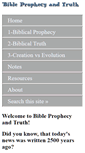 Mobile Screenshot of bibleprophecyandtruth.com